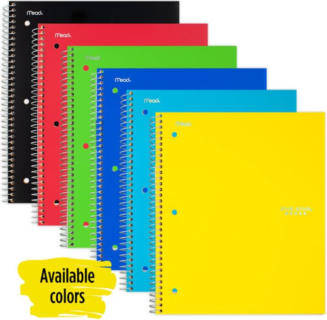 NOTEBK 1SUBJ GRAPH RULED 5STAR