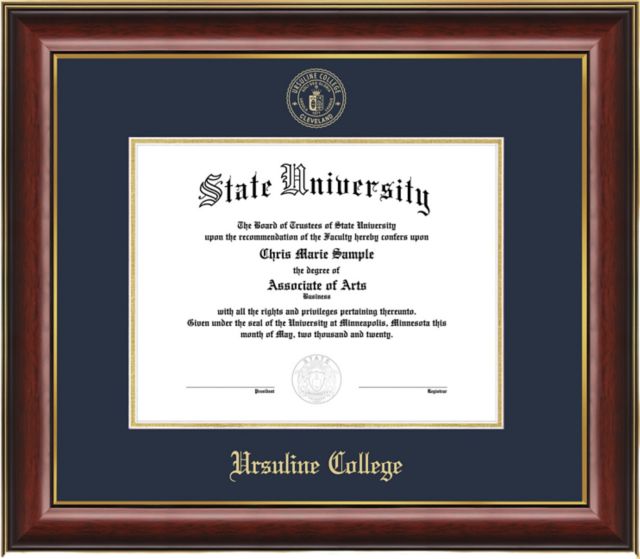 Ursuline College 11 in. x 8.5 in. Diploma Frame