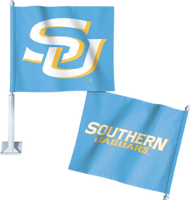 Southern University and A&M College Jaguars Two Sided Car Flag