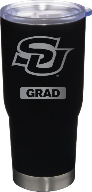 22 oz Matte Black Stainless Steel Tumbler Grad