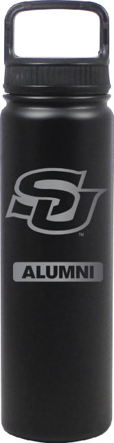 24 oz Matte Black Stainless Steel Water Bottle Alumni
