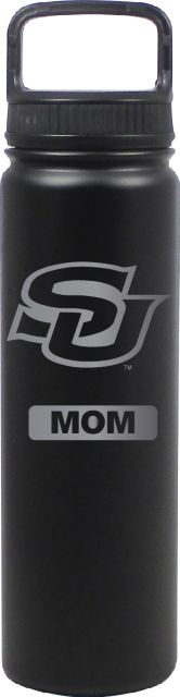 24 oz Matte Black Stainless Steel Water Bottle Mom