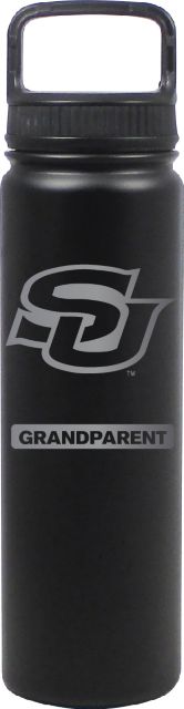 24 oz Matte Black Stainless Steel Water Bottle Grandparent