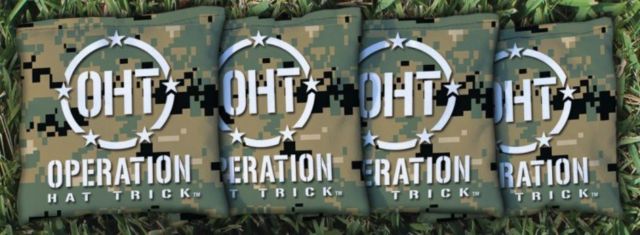 Operation Hat Trick Southern Jaguars Regulation Cornhole Game Set