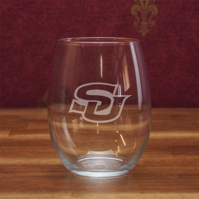 Southern University and A&M College 21 Oz. Stemless Wine Glass