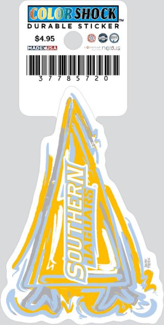 Southern University and A&M College Jaguars Durable Sticker