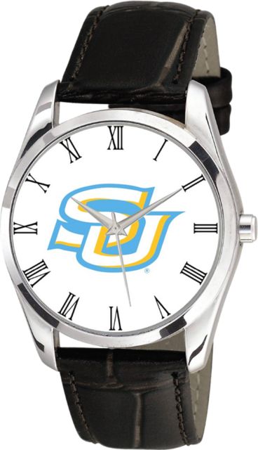 Southern University and A&M College 36mm Men's Leather Watch