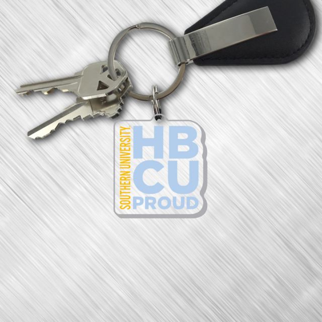 Southern University and A&M College HBCU Proud Laser Cut Keychain