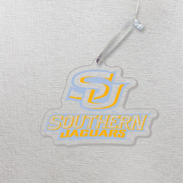 Southern University and A&M College Jaguars 3 in. x 4 in. Ornament