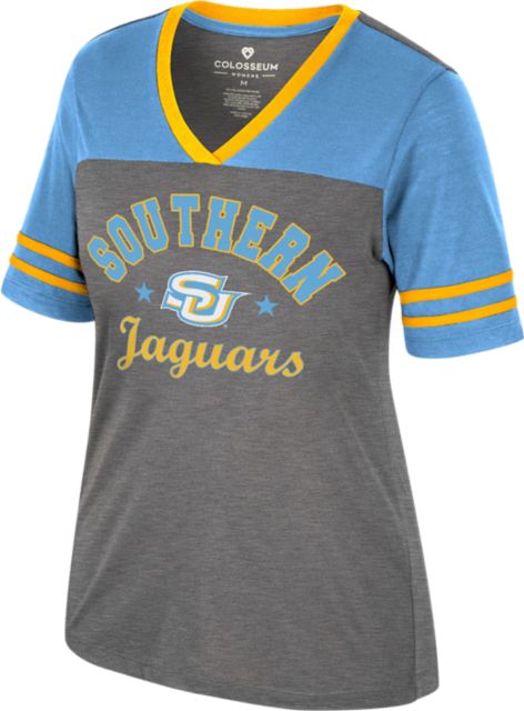 Youth Champion Gray Southern University Jaguars Jersey T-Shirt