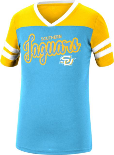 Southern University and A&M College Youth Jaguars Short Sleeve T-Shirt | Colosseum | Sky Blue | Youth Large