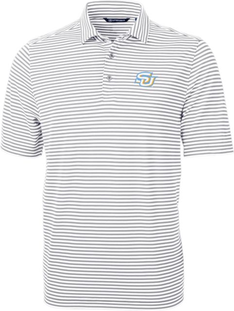 Southern University and A&M College Striped Eco Polo