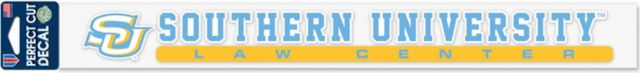 Southern University Law Center 2'' x 17'' Perfect Cut Decal