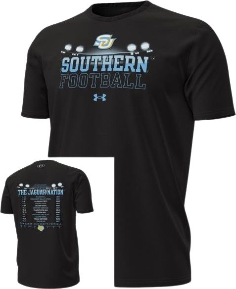 Southern University and A&M College 2025 Football Schedule Short Sleeve T-Shirt