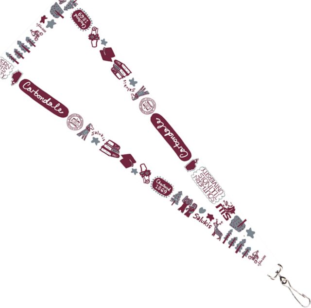 Southern Illinois University Julia Gash 3-4'' Satin Lanyard