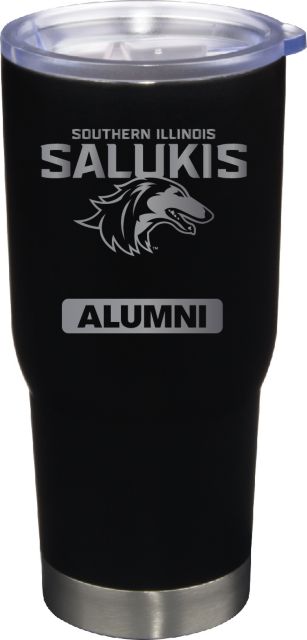 22 oz Matte Black Stainless Steel Tumbler Alumni