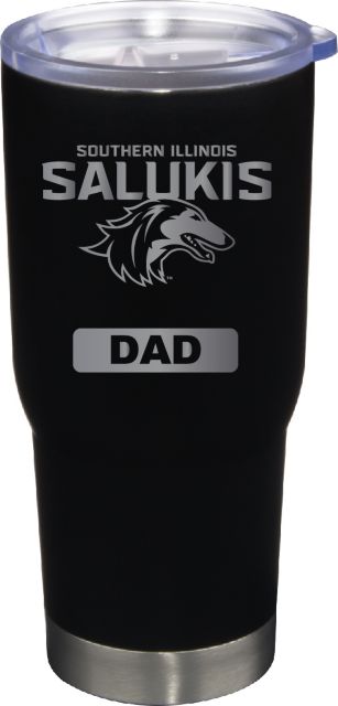 22 oz Matte Black Stainless Steel Tumbler Dad