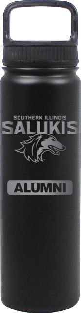 24 oz Matte Black Stainless Steel Water Bottle Alumni