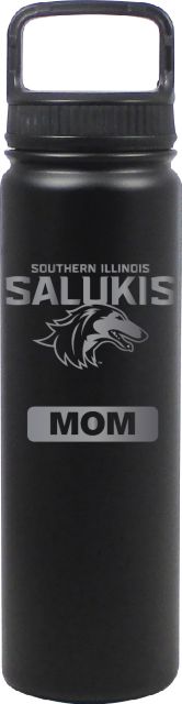 24 oz Matte Black Stainless Steel Water Bottle Mom