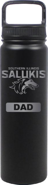 24 oz Matte Black Stainless Steel Water Bottle Dad