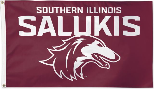 Southern Illinois University 3' x 5' Deluxe Flag - ONLINE ONLY