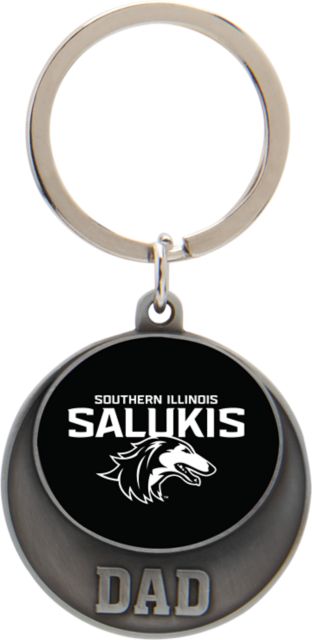 Southern Illinois University Dad Keychain