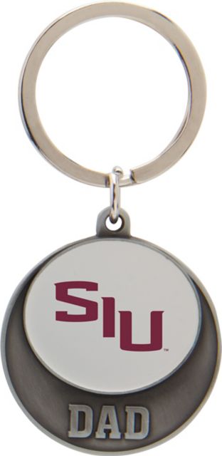 Southern Illinois University Dad Keychain