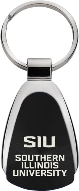 Southern Illinois University Teardrop Key Tag
