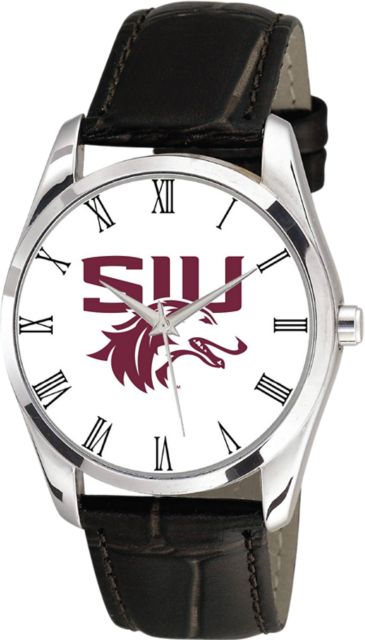 Southern Illinois University 26mm Ladies Leather Watch
