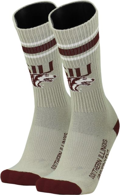 Southern Illinois University Salukis Crew Socks