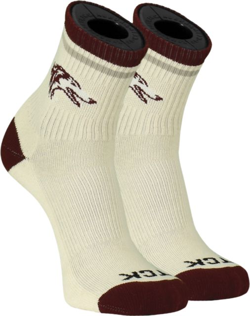 Southern Illinois University Salukis Vintage Quarter Crew Socks