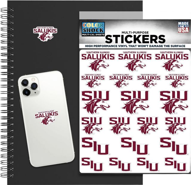 Southern Illinois University Salukis Sticker Sheet