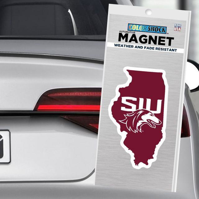 Southern Illinois University 4x4 Magnet