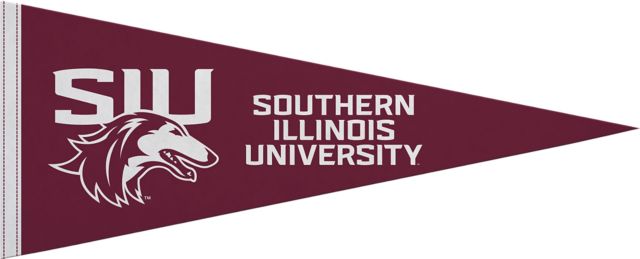 Southern Illinois University 12" x 30" Pennant