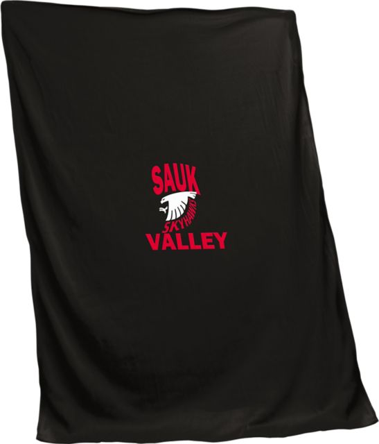 Sauk Valley Community College 84x54 Skyhawks Sweatshirt Blanket