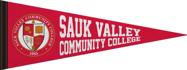 Sauk Valley Community College 9"X24" Full Color Pennant