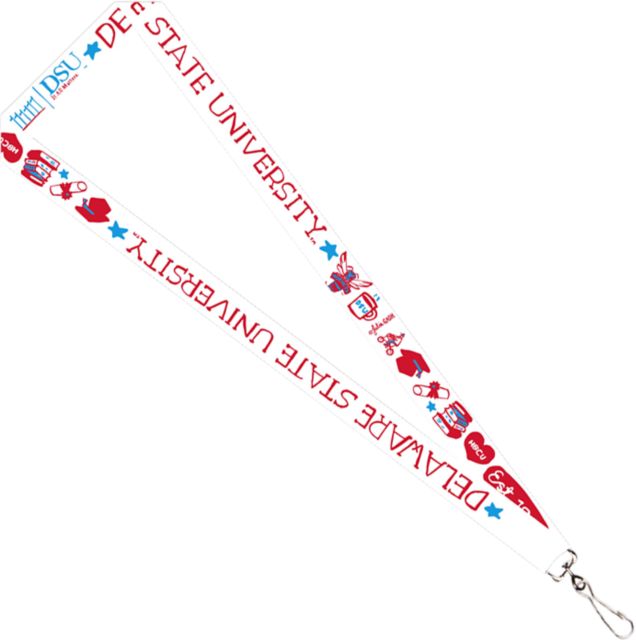 Delaware State University Julia Gash 3-4'' Satin Lanyard