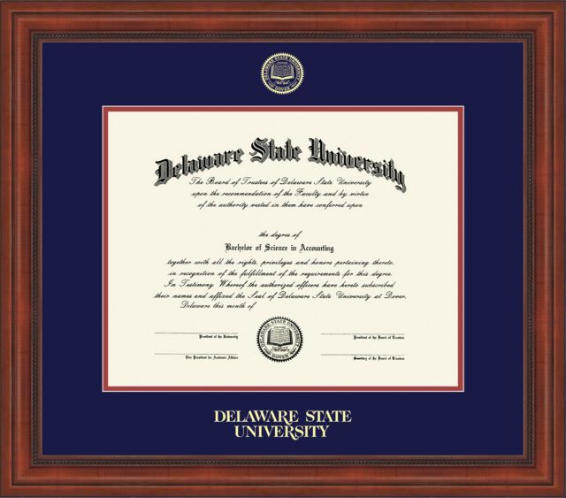 Delaware State University Diploma Frame