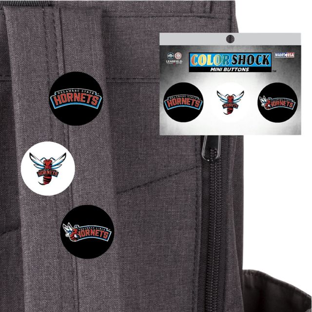 Delaware State University Hornets Mini Button 3 Pack
