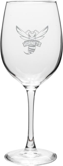Delaware State University 16 Oz. Hornets Wine Glass