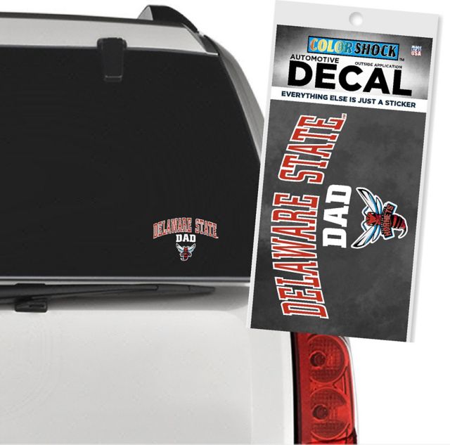 Delaware State University Hornets Dad Decal