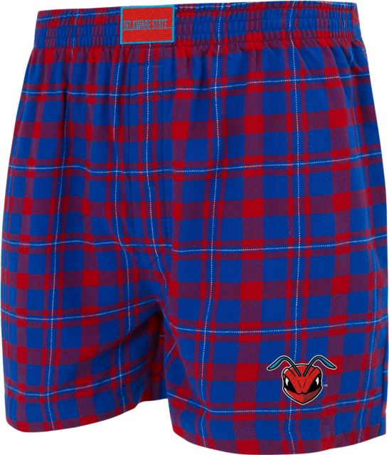 Delaware State University Hornets Flannel Boxers