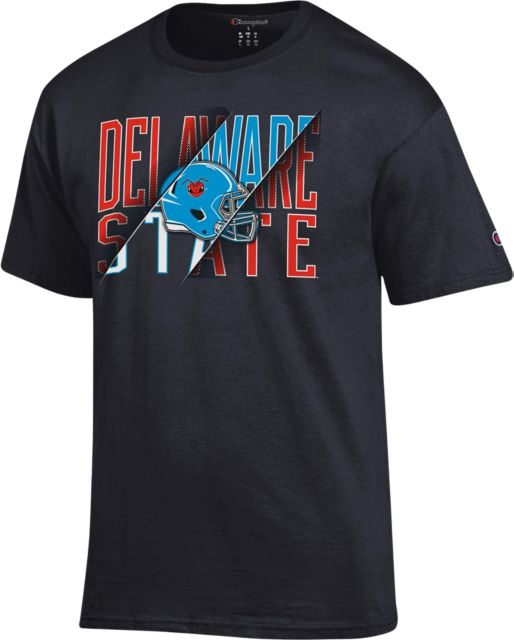 Delaware State University Helmet Short Sleeve T-Shirt