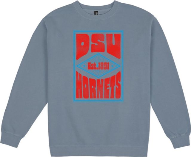 Delaware State University Pigment Dyed Crewneck Sweatshirt - ONLINE ONLY