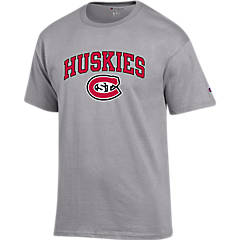 Cloud State Huskies Official NCAA St PPSTC05 Womens 3/4 Sleeve Fitted Football Tee Shirt