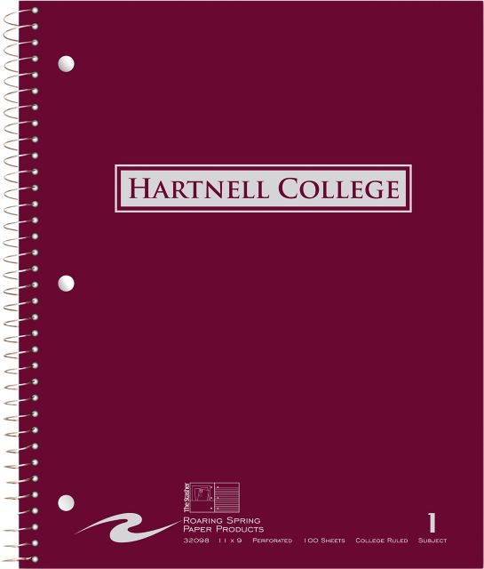 Hartnell Community College 1 Subject Notebook
