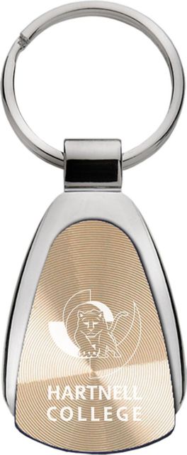 Hartnell Community College Teardrop Keychain