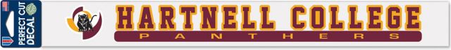 Hartnell Community College 2'' x 17'' Perfect Cut Decal