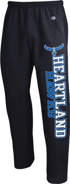 Heartland Community College Hawks Open Bottom Sweatpants