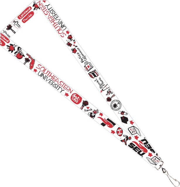 Southeastern University Julia Gash 3-4'' Satin Lanyard